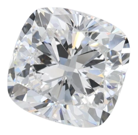 2.0 Carat D VVS1 Cushion Lab Diamond