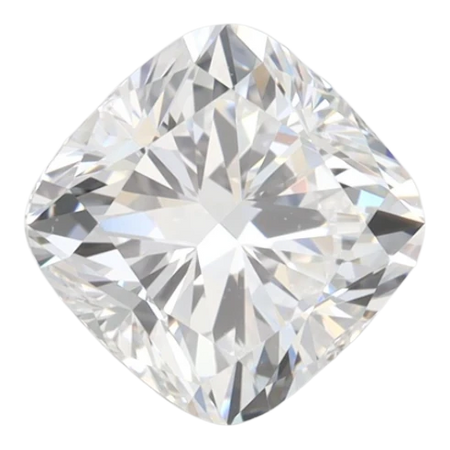 2.0 Carat D VVS1 Cushion Lab Diamond