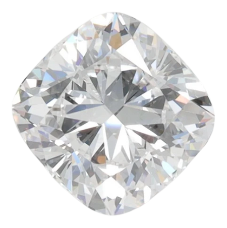 2.01 Carat D VVS1 Cushion Lab Diamond