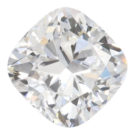 2.01 Carat D VVS1 Cushion Lab Diamond