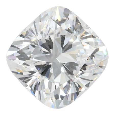 2.01 Carat D VVS1 Cushion Lab Diamond