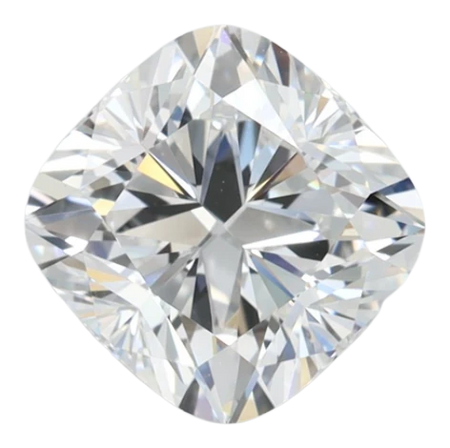 2.01 Carat D VVS1 Cushion Lab Diamond