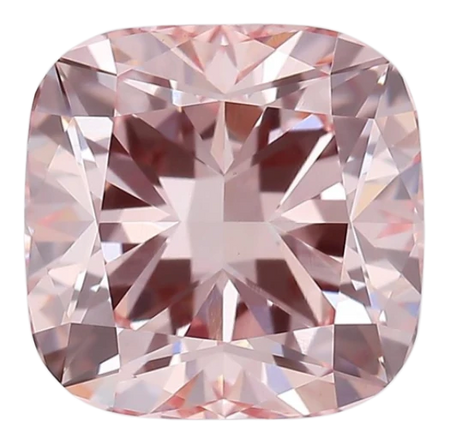 2.01 Carat Pink VVS2 Cushion Lab Diamond