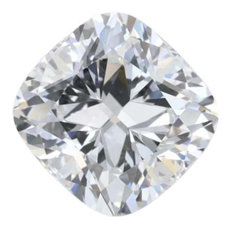 2.05 Carat D VVS1 Cushion Lab Diamond