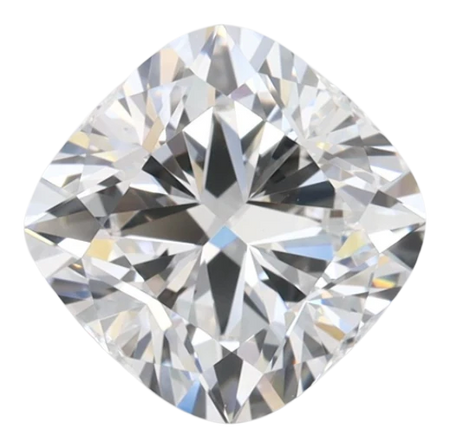 2.06 Carat D VVS1 Cushion Lab Diamond