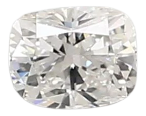 0.34 Carat D VVS2 Elongated Cushion Lab Diamond