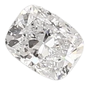 0.38 Carat D VVS1 Elongated Cushion Lab Diamond