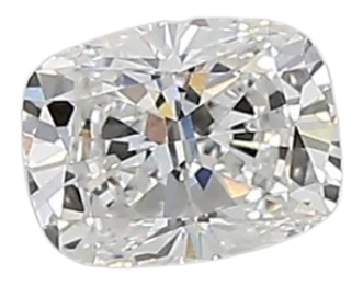 0.38 Carat D VVS1 Elongated Cushion Lab Diamond
