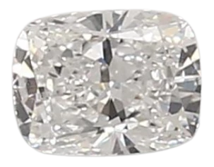 0.38 Carat D VVS2 Elongated Cushion Lab Diamond