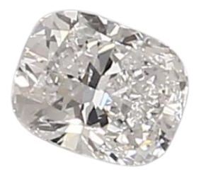 0.39 Carat E VVS2 Elongated Cushion Lab Diamond