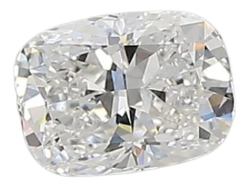 0.43 Carat D VVS2 Elongated Cushion Lab Diamond