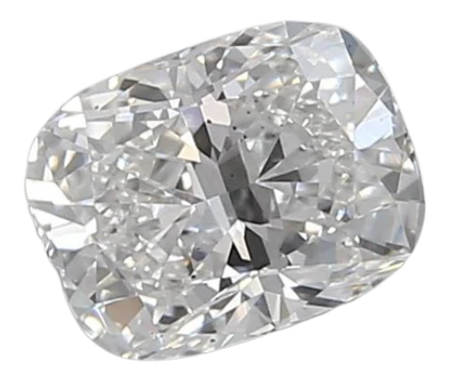 0.72 Carat D VS2 Elongated Cushion Lab Diamond