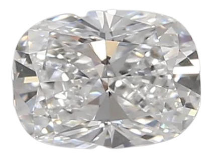 0.72 Carat D VVS2 Elongated Cushion Lab Diamond