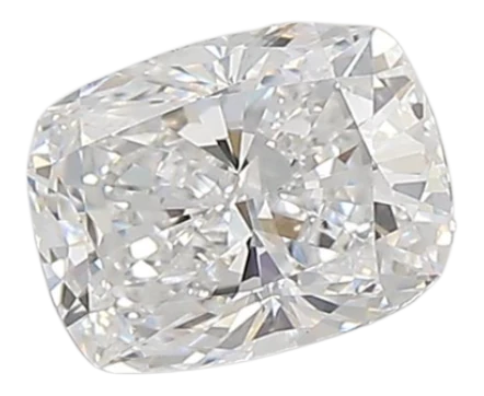 0.82 Carat D VVS2 Elongated Cushion Lab Diamond