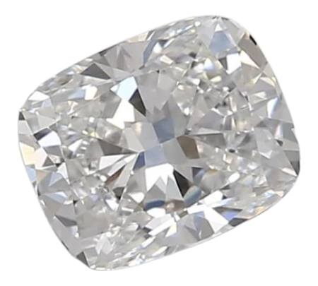 0.85 Carat D VS1 Elongated Cushion Lab Diamond