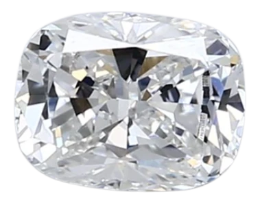 0.86 Carat F VVS2 Elongated Cushion Lab Diamond