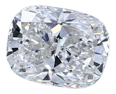 0.96 Carat F VS2 Elongated Cushion Lab Diamond