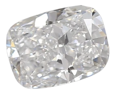 0.97 Carat D VVS2 Elongated Cushion Lab Diamond