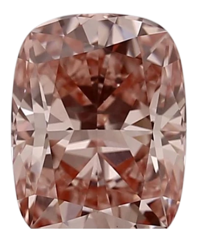 1.41 Carat Pink VVS2 Elongated Cushion Lab Diamond