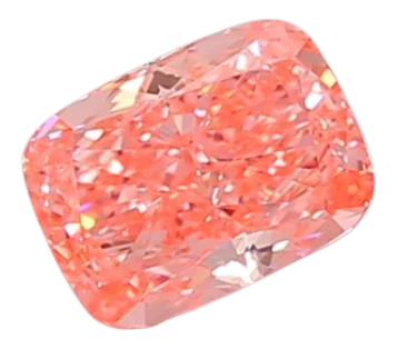 1.63 Carat Pink VVS2 Elongated Cushion Lab Diamond