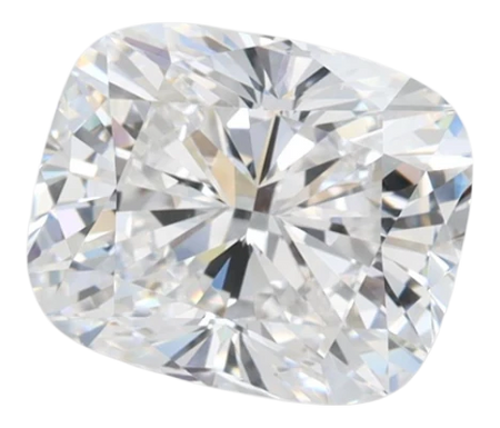 2.0 Carat D VVS1 Elongated Cushion Lab Diamond