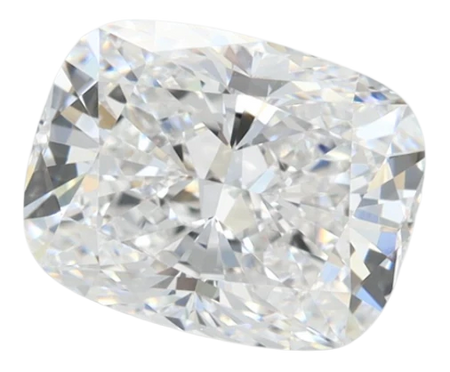 2.01 Carat D VVS1 Elongated Cushion Lab Diamond