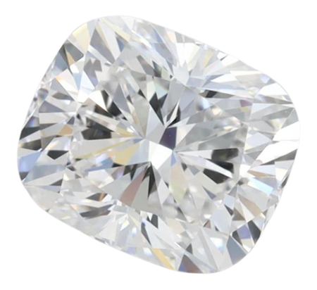 2.02 Carat D VVS1 Elongated Cushion Lab Diamond