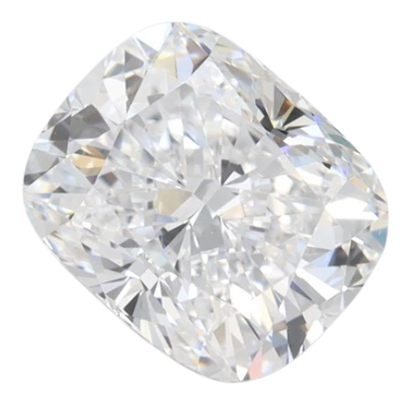 2.02 Carat D VVS1 Elongated Cushion Lab Diamond