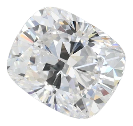 2.02 Carat D VVS1 Elongated Cushion Lab Diamond