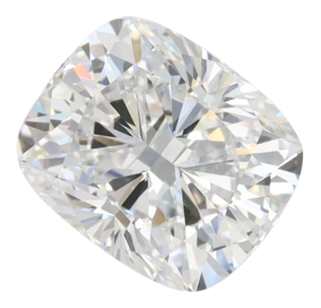 2.02 Carat D VVS1 Elongated Cushion Lab Diamond