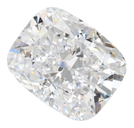 2.02 Carat D VVS1 Elongated Cushion Lab Diamond