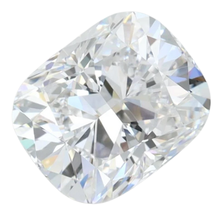 2.02 Carat D VVS1 Elongated Cushion Lab Diamond