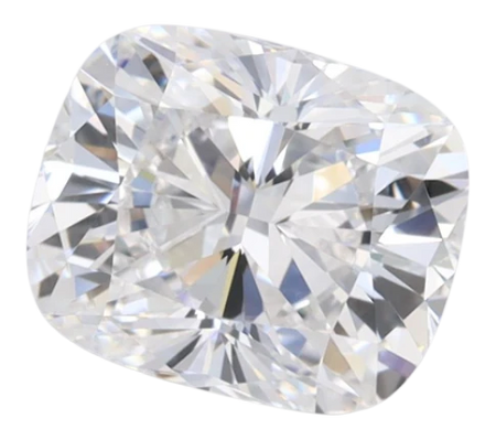 2.02 Carat D VVS1 Elongated Cushion Lab Diamond