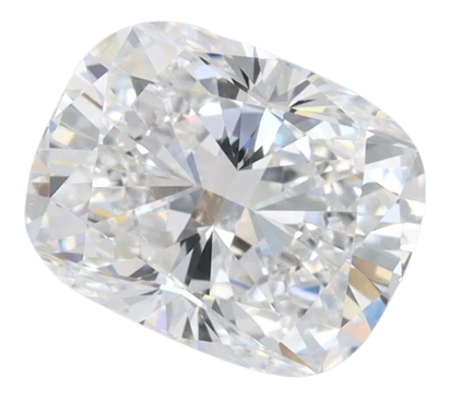 2.02 Carat D VVS1 Elongated Cushion Lab Diamond