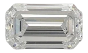 0.29 Carat D VVS2 Emerald Lab Diamond