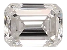 0.32 Carat D VVS1 Emerald Lab Diamond