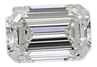 0.33 Carat E VVS1 Emerald Lab Diamond