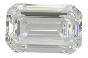 0.33 Carat D VVS2 Emerald Lab Diamond