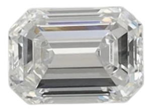 0.37 Carat D VVS2 Emerald Lab Diamond