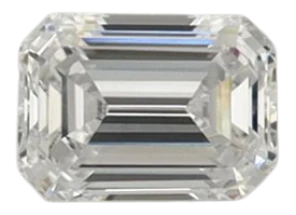 0.37 Carat D VVS2 Emerald Lab Diamond