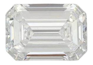 0.38 Carat D VS1 Emerald Lab Diamond