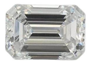 0.38 Carat D VS2 Emerald Lab Diamond
