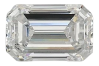 0.38 Carat D VS2 Emerald Lab Diamond