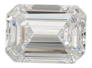 0.38 Carat D VVS2 Emerald Lab Diamond