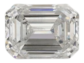 0.41 Carat D VS2 Emerald Lab Diamond