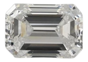 0.42 Carat D VVS2 Emerald Lab Diamond