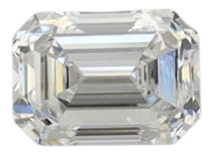 0.43 Carat E VVS2 Emerald Lab Diamond