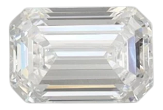 0.46 Carat D VVS2 Emerald Lab Diamond
