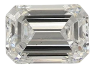 0.46 Carat D VVS2 Emerald Lab Diamond