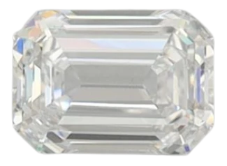 0.48 Carat D VVS2 Emerald Lab Diamond